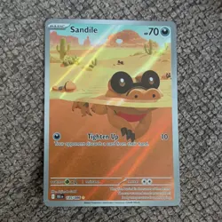 Sandile 135/086 Holo Illustration Rare Black Bolt Pokemon Holo Near Mint - Image 1