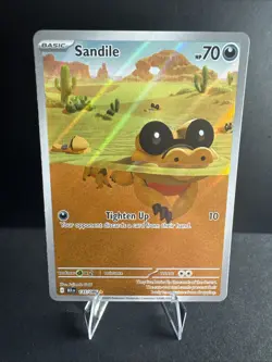 Sandile 135/086 SV: Black Bolt Illustration Rare Holo -NM - Image 1