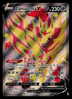 SWSH: Sword & Shield Promo Cards #SWSH293 Zamazenta V (Shiny) - Image 1