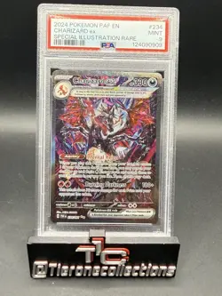CHARIZARD 234/091 EX PALDEAN FATES SPECIAL ILLUSTRATION RARE PSA 9 Pokemon Card - Image 1