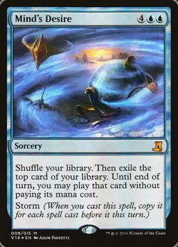 Mind's Desire - Foil From the Vault: Lore LP MTG - Image 1
