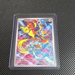 Pokemon Zeraora 151/142 Sv07 Stellar Crown Illustration Rare Full Art Holo Card - Image 1