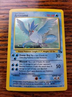 MP! - Articuno 2/62 Fossil Holo Rare Pokemon Card - Image 1
