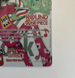One Piece x Round 1 Brook Promo Card OP11-056 (English) - Image 5