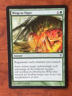 Wrap in Vigor MTG Magic the Gathering Card LP Lightly Played CNS - Image 1