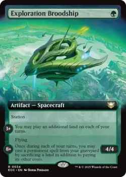 Exploration Broodship (Extended Art) - Near Mint MTG - Image 1
