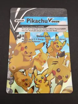 Pikachu V-Union [Set of 4] SWSH: Sword & Shield Promo Cards Holo - Image 2