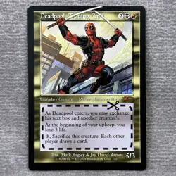 Deadpool, Trading Card Secret Lair SLD #7127 Non-Foil NM MTG Magic Card - Image 1