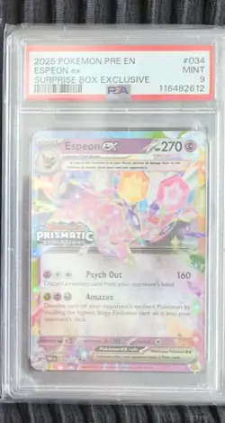 Espeon ex - (Prismatic Evolutions Stamp) 034/131 Miscellaneous Cards & Products - Image 1