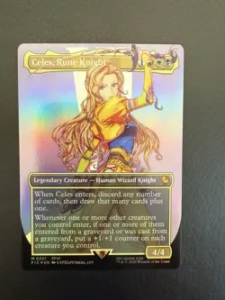Celes, Rune Knight (Borderless) Commander: Final Fantasy Foil - Image 1
