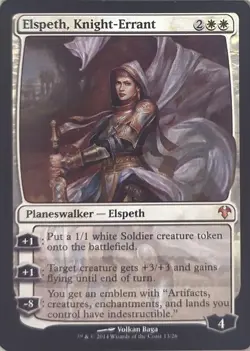 Magic: The Gathering Magic Modern Event Deck Elspeth, Knight-Errant 13 Mythic LP - Image 1