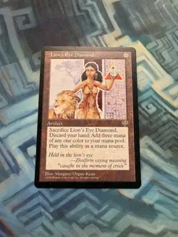 MTG Lion's Eye Diamond Mirage - Slight Diagonal Bend - Please See All Photos - Image 1