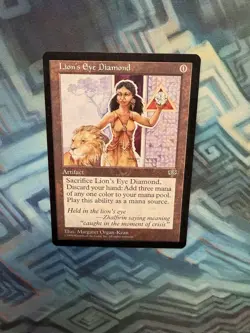MTG Lion's Eye Diamond Mirage - Slight Diagonal Bend - Please See All Photos - Image 3