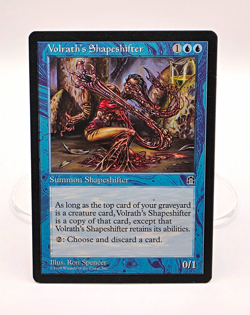 Volrath's Shapeshifter Stronghold Rare Blue Creature Regular Eng 1998 WotC MTG - Image 1