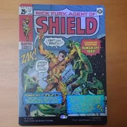 Nick Fury Agent of S.H.I.E.L.D. Borderless Foil 389 Marvel Super Heroes MTG - Image 1