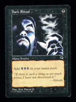 * * 1x Dark Ritual x1 * * Tempest MTG LP Lightly Played - Image 1