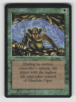 Ghazban Ogre Common Arabian Nights Magic: The Gathering Near Mint - Image 1