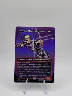 Hawkeye, Master Marksman (Borderless) Marvel Super Heroes Foil - Image 1