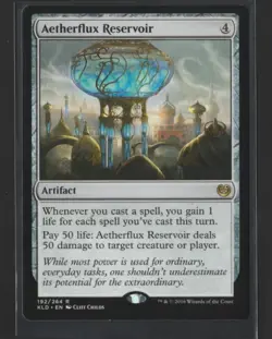 Aetherflux Reservoir - Kaladesh (KLD) - MTG Artifact Rare - 192/264 R - Image 1
