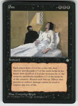 Pox 46 Rare Ice Age Magic: The Gathering Near Mint - Image 1