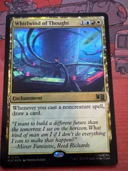 Whirlwind of Thought (Surge Foil) 190 Holo Commander: Marvel Super Heroes NM - Image 1