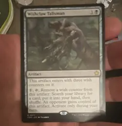 Wizards of the Coast Wishclaw Talisman 110/269 Artifact Rare EN Regular 1B - Image 1