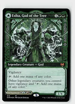 Esika, God of the Tree (Showcase) Foil M Kaldheim 314 NM - Image 1