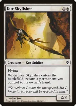 Kor Skyfisher - Foil Zendikar LP MTG - Image 1