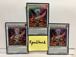 x3 Geomathmech Final Sigma Ultra Rare 3x GFP2-EN124 LP 1st Edition Yu-Gi-Oh! - Image 1