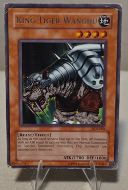 Yugioh King Tiger Wanghu PGD-004 Pharaonic Guardian Rare Unlimited HP - Image 1