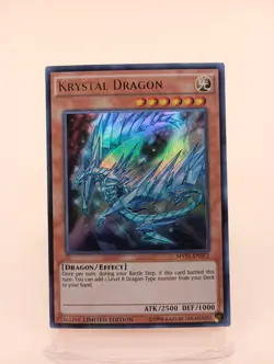 Yu-Gi-Oh! Krystal Dragon MVP1-ENSV2 Limited Edition Ultra Rare NM - Image 1