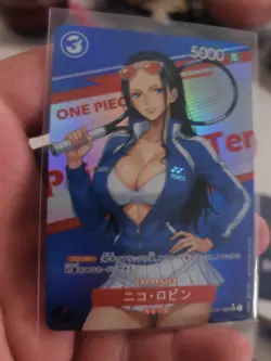 One Piece CCG Nico Robin Waifu Sport Karte Top Zustand One Piece Sexy Waifu Card - Image 1