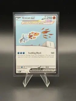 Eiscue ex 222/197 Special Illustration Rare Obsidian Flames Pokemon Holo NM/M - Image 1