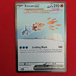 Pokemon TCG Eiscue ex 222/197 Sv: Obsidian Flames Hyper Rare Holo NM/M - Image 1