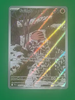 Swinub 165/159 Illustration Rare Journey Together Pokemon NM - Image 1