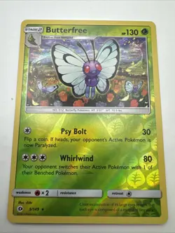 Butterfree 3/149 - Burning Shadows - Reverse Holo Pokemon Card - Image 1