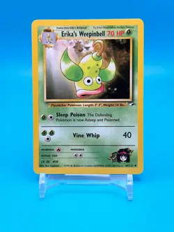 Erika's Weepinbell Pokemon Card - Gym Challenge Set #49 Vintage Near Mint TCG - Image 1