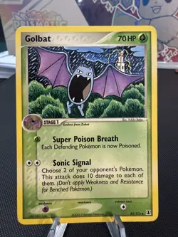 Golbat 43/113 EX Delta Species NM/LP Pokemon Card Rare Vintage 2005 - Image 1