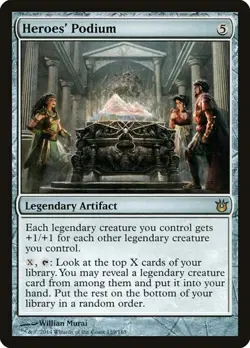 Heroes' Podium - Foil Born of the Gods LP MTG - Image 1