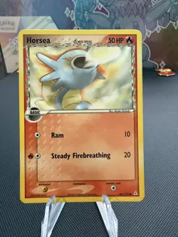 Horsea 66/110 Delta Species EX Holon Phantoms Pokemon Card 2006 LP - Image 1
