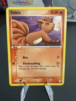 Vulpix 7/12 EX Trainer Kit 2 Plusle Minun NM/LP Pokemon Card Promo Vintage 2006 - Image 1