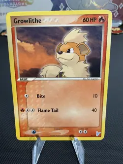 Growlithe 4/12 EX Trainer Kit 2 Plusle Minun LP Pokemon Card Promo Vintage 2006 - Image 1