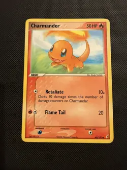 🔥 Charmander 48/100 Crystal Guardians LP Pokemon Card 2006 Vintage - Image 1