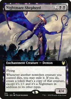 Nightmare Shepherd - Foil Extended Art Theros Beyond Death LP MTG - Image 1