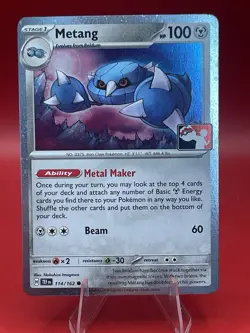 Metang 114/162 Prize Pack Series Cards Holo - Image 1