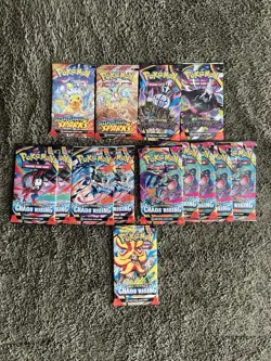 Pokemon TCG Booster Pack Lot 89 Assorted Loose Packs 10 TCG Cards Per Pack - Image 2