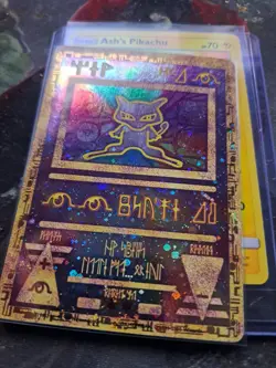 Ancient Mew Pokemon Movie Promo Double Holo Foil Rare 1999-2000 Card Tiny Crease - Image 5
