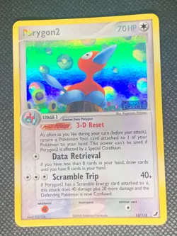 Porygon2 12/115 Reverse Holo - ex Unseen Forces Pokemon Card - NM - Image 1