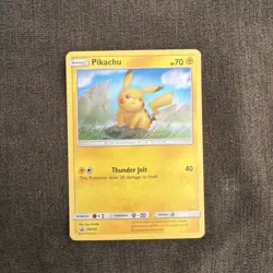 Pikachu Pokemon Sun & Moon Black Star Promo #SM183 Card - Image 1