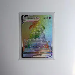 Alcremie VMAX 073/072 Rainbow Secret Rare Shining Fates Full Art Pokemon Card - Image 1
